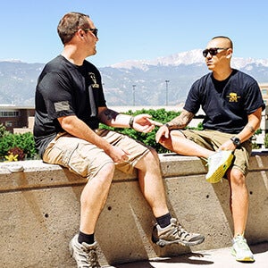photo of two student veterans