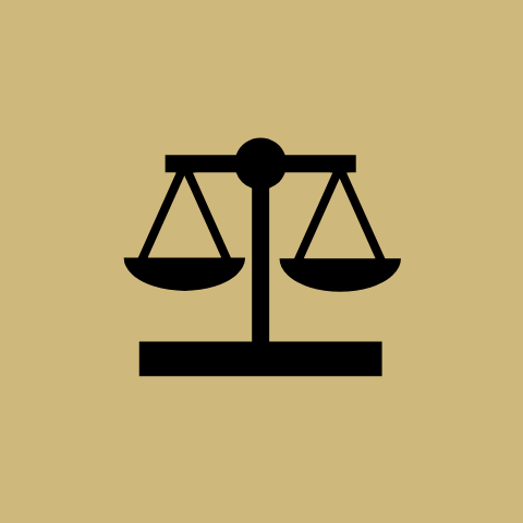 icon of a balancing scale
