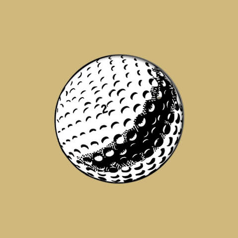 icon of a golf ball